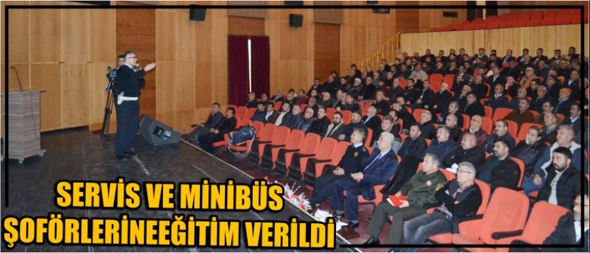 Servis Ve Minibüs Şoförlerine Eğitim Verildi
