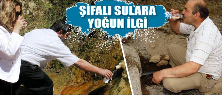 Şifalı Sulara Yoğun İlgi