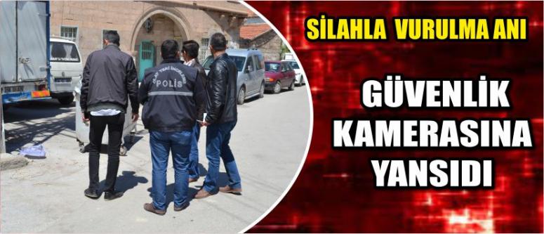 Silahla Vurulma Anı Güvenlik Kamerasına Yansıdı