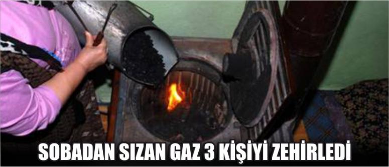 Sobadan Sızan Gaz 3 Kişiyi Zehirledi
