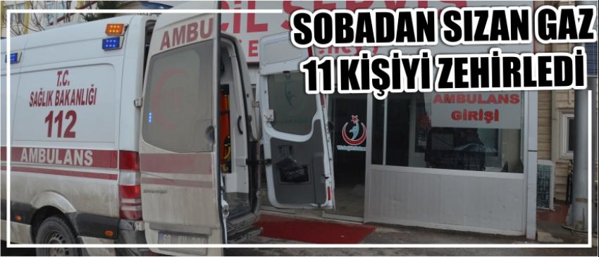 Sobadan Sızan Gaz 11 Kişiyi Zehirledi