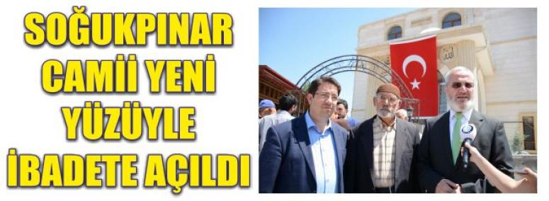 Soğukpınar Camii Yeni Yüzüyle İbadete Açıldı