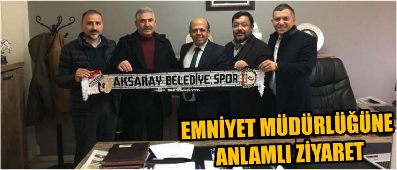 Emniyet Müdürlüğüne Anlamlı Ziyaret