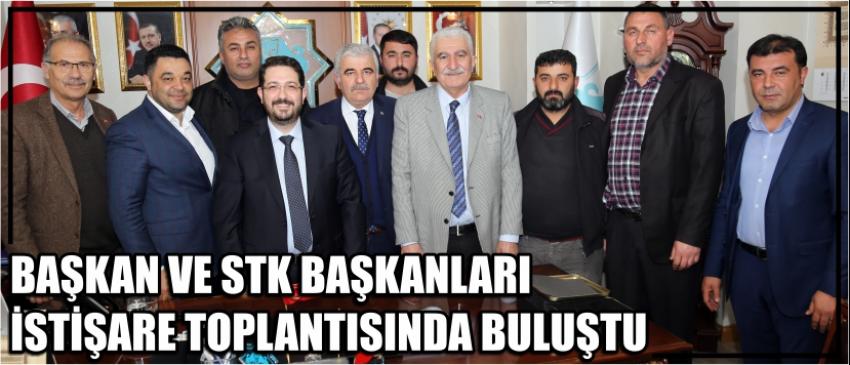 Başkan Ve Stk Başkanları İstişare Toplantısında Buluştu