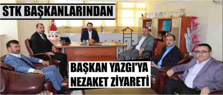 Stk Başkanlarından Başkan Yazgı’ya Nezaket Ziyareti