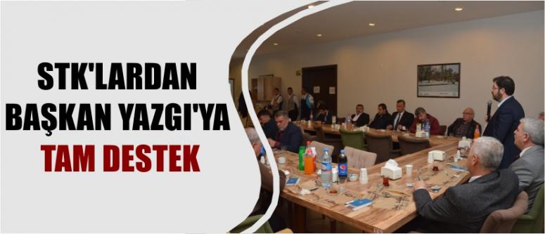 Stk’lardan Başkan Yazgı’ya Tam Destek