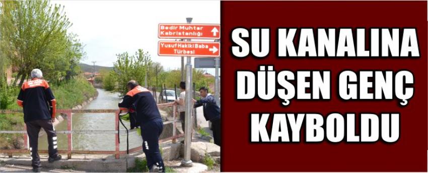 Su Kanalına Düşen Genç Kayboldu