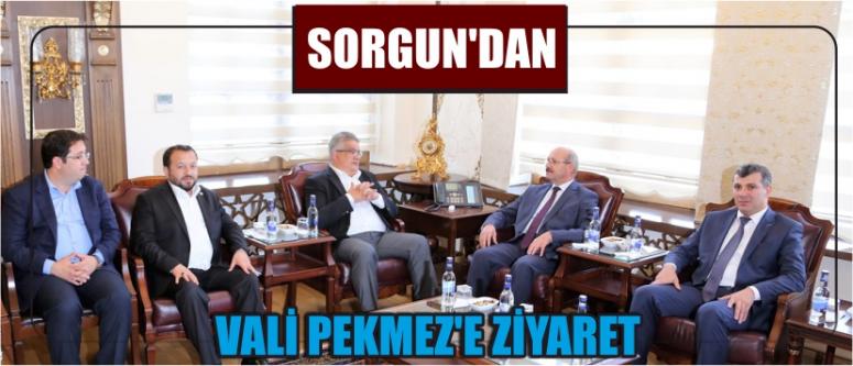 Sorgun’dan Vali Pekmez’e Ziyaret