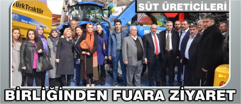  Süt Üreticileri Birliğinden Fuara Ziyaret
