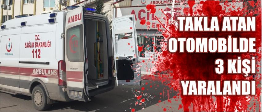 Takla Atan Otomobilde 3 Kişi Yaralandı