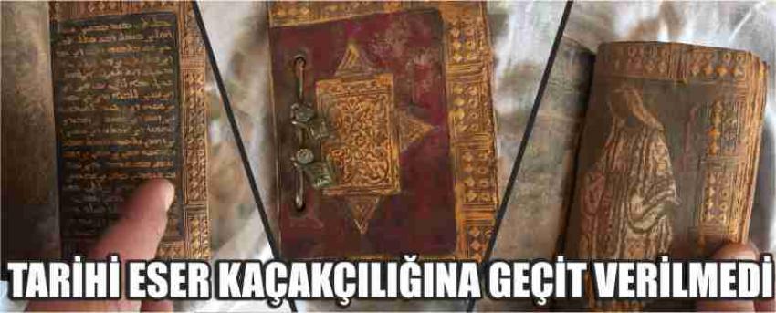 Tarihi Eser Kaçakçılığına Geçit Verilmedi