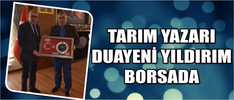 Tarım Yazarı Duayeni Yıldırım Borsada