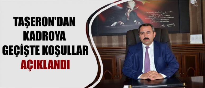 Taşeron’dan Kadroya Geçişte Koşullar Açıklandı