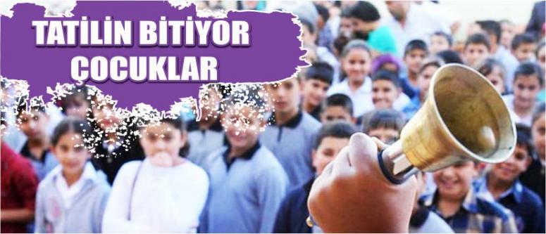 Tatilin Bitiyor Çocuklar
