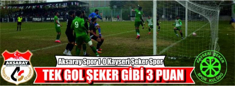 Tek Gol Şeker Gibi 3 Puan 