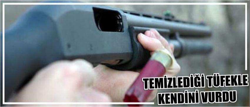 Temizlediği Tüfekle Kendini Vurdu