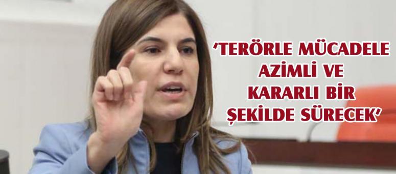 ‘TERÖRLE MÜCADELE AZİMLİ VE KARARLI BİR ŞEKİLDE SÜRECEK’