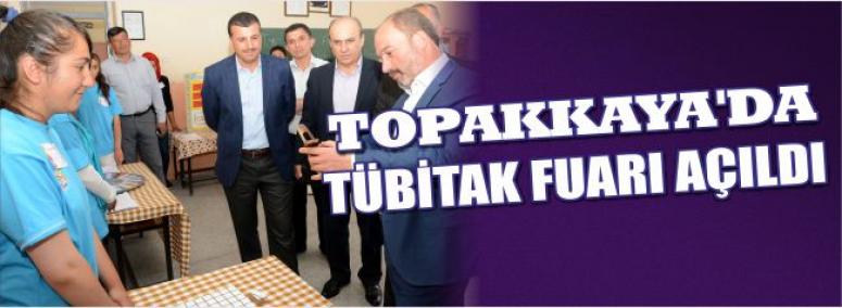 Topakkaya’da Tübitak Fuarı Açıldı