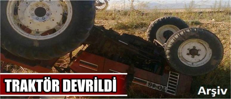 Traktör Devrildi