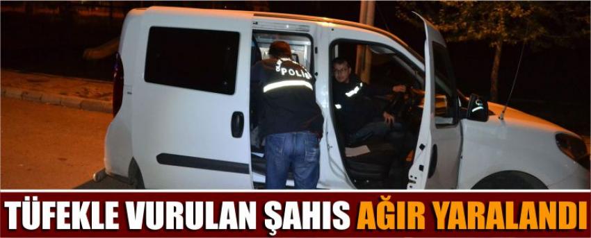 Tüfekle Vurulan Şahıs Ağır Yaralandı