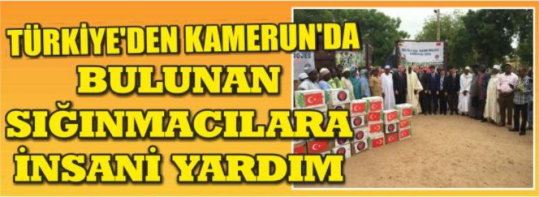 Türkiye’den Kamerun’da Bulunan Sığınmacılara İnsani Yardım