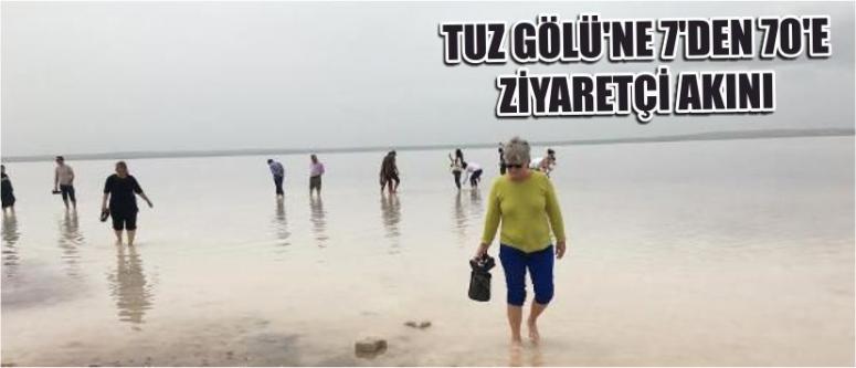  Tuz Gölü’ne 7’den 70’e Ziyaretçi Akını