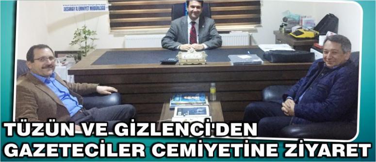 Tüzün Ve Gizlenci’den Gazeteciler Cemiyetine Ziyaret