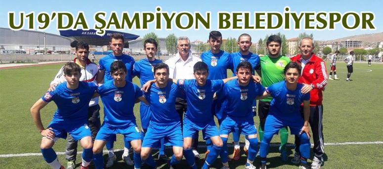 U19’DA ŞAMPİYON BELEDİYESPOR