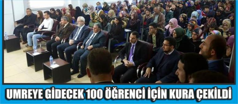 Umreye Gidecek 100 Öğrenci İçin Kura Çekildi