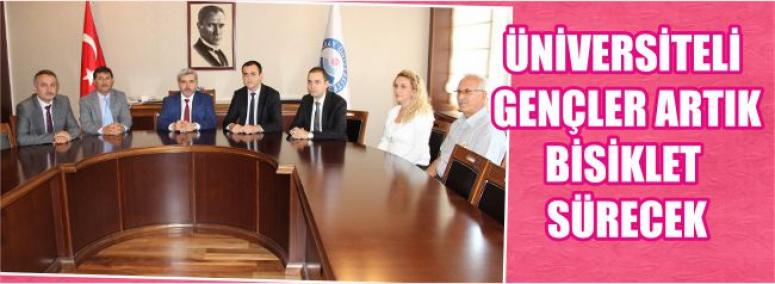 Üniversiteli Gençler Artık Bisiklet Sürecek