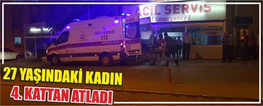 27 Yaşındaki Kadın 4. Kattan Atladı