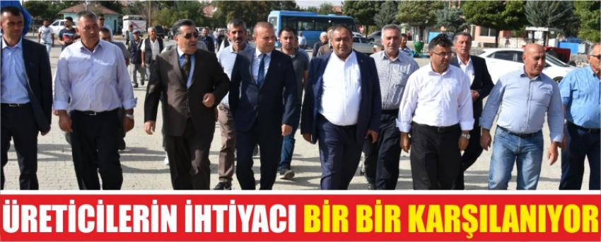 Üreticilerin İhtiyacı Bir Bir Karşılanıyor