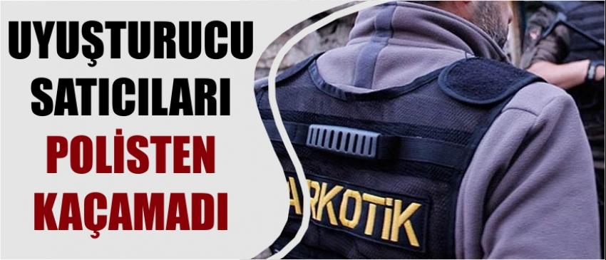 Uyuşturucu Satıcıları Polisten Kaçamadı