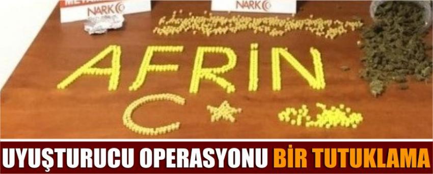 Uyuşturucu Operasyonu Bir Tutuklama