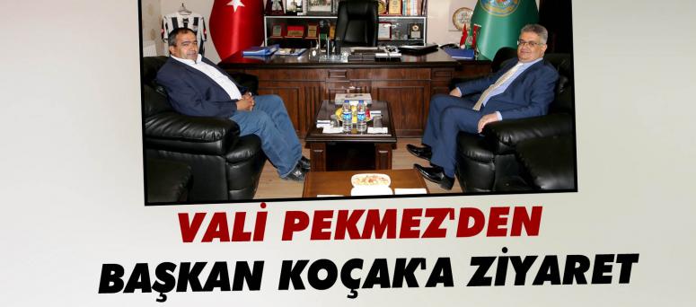 Vali Pekmez'den Başkan Koçak'a Ziyaret