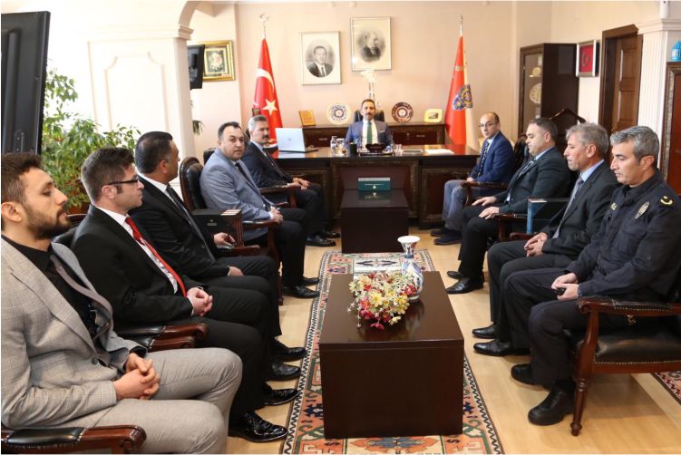 Vali Ali Mantı, Emniyet Ve Jandarma’ya Ziyaret