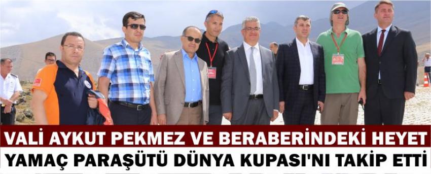 Vali Aykut Pekmez Ve Beraberindeki Heyet Yamaç Paraşütü Dünya Kupası’nı Takip Etti