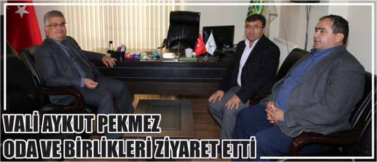 Vali Aykut Pekmez Oda Ve Birlikleri Ziyaret Etti