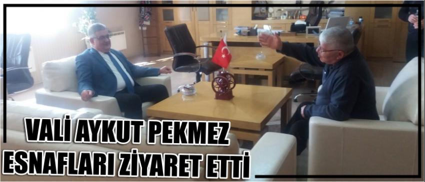 Vali Aykut Pekmez Esnafları Ziyaret Etti