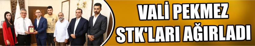 Vali Pekmez Stk'ları Ağırladı