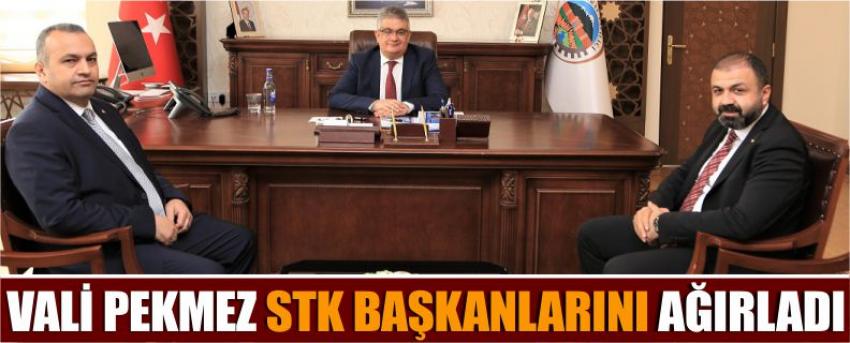 Vali Pekmez Stk Başkanlarını Ağırladı