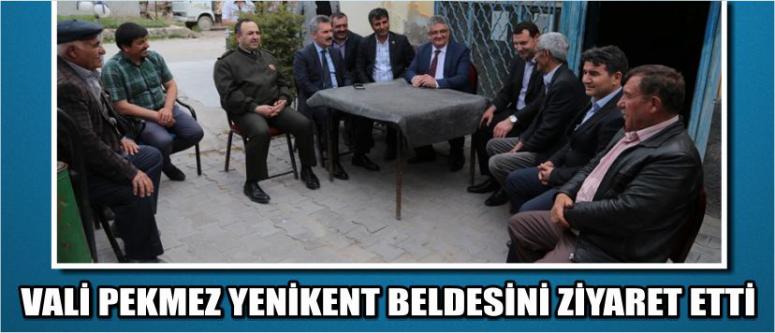 Vali Pekmez Yenikent Beldesini Ziyaret Etti