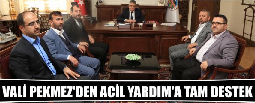 Vali Pekmez’den Acil Yardım’a Tam Destek