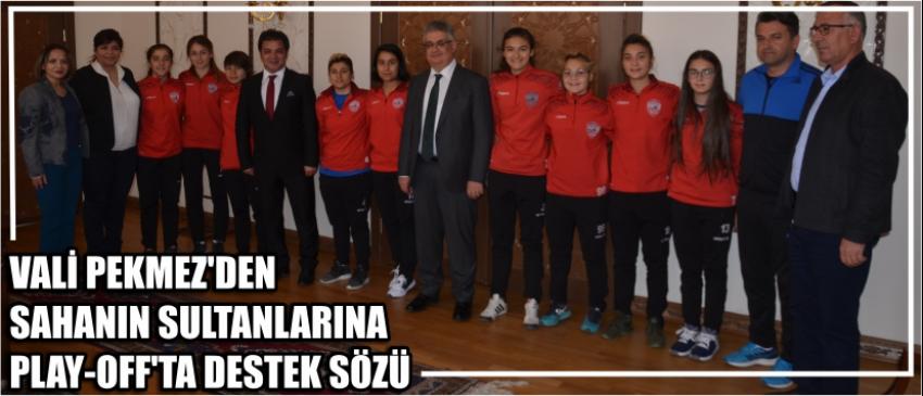 Vali Pekmez’den Sahanın Sultanlarına Play-Off’ta Destek Sözü