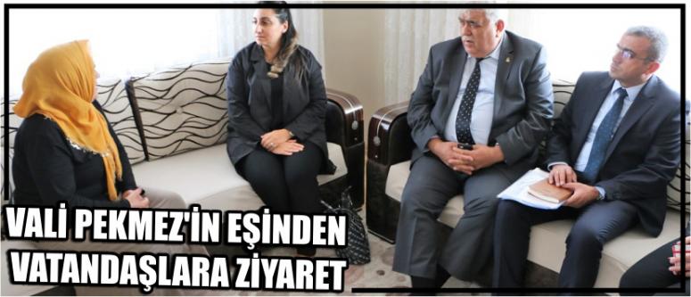 Vali Pekmez'in Eşinden Vatandaşlara Ziyaret