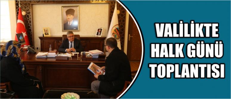 Valilikte Halk Günü Toplantısı