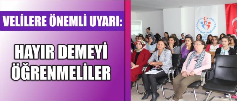 Velilere Önemli Uyarı: Hayır Demeyi Öğrenmeliler