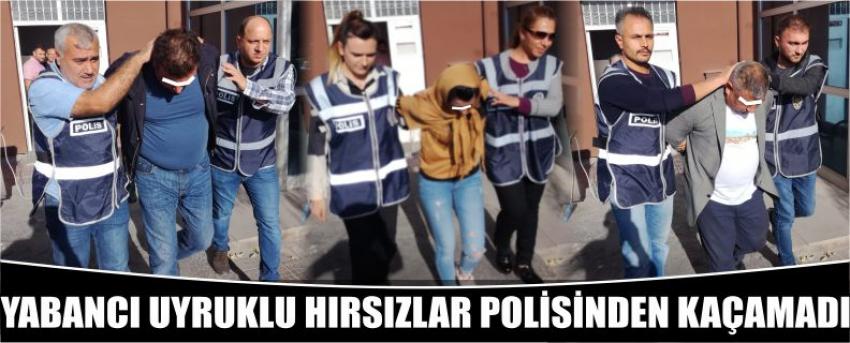 Yabancı Uyruklu Hırsızlar Polisinden Kaçamadı