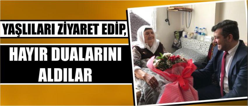 Yaşlıları Ziyaret Edip, Hayır Dualarını Aldılar