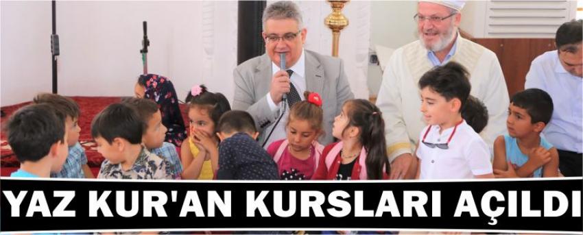 Yaz Kur’an Kursları Açıldı
